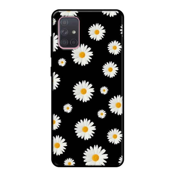 Ốp lưng điện thoại Samsung Galaxy A71 viền dẻo TPU BST HOA Mẫu 14