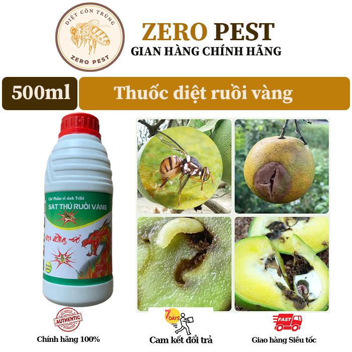 Thuốc diệt ruồi vàng 500ml, sát thủ ruồi vàng đục quả, xua đuổi ruồi vàng