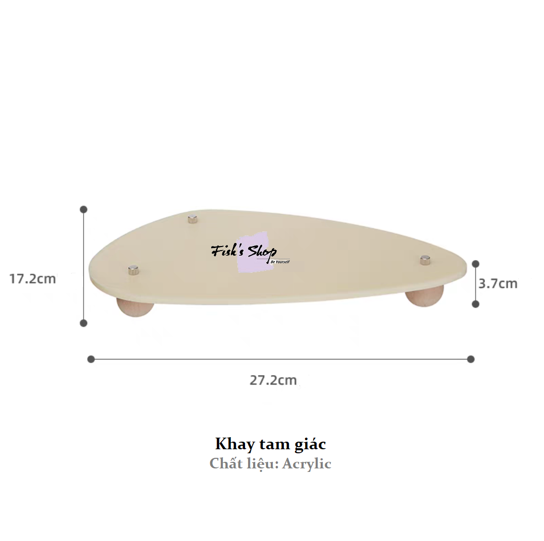 Khay đựng bánh sinh nhật, điểm tâm màu pastel