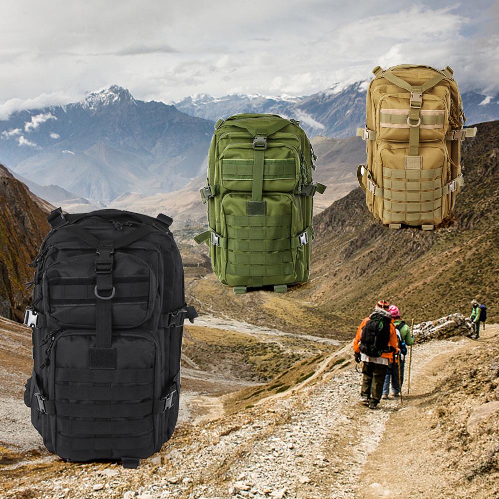 Ba lô trekking, huấn luyện sinh tồn, vải oxford mật độ cao, chống mài mòn, chống rách và thấm nước