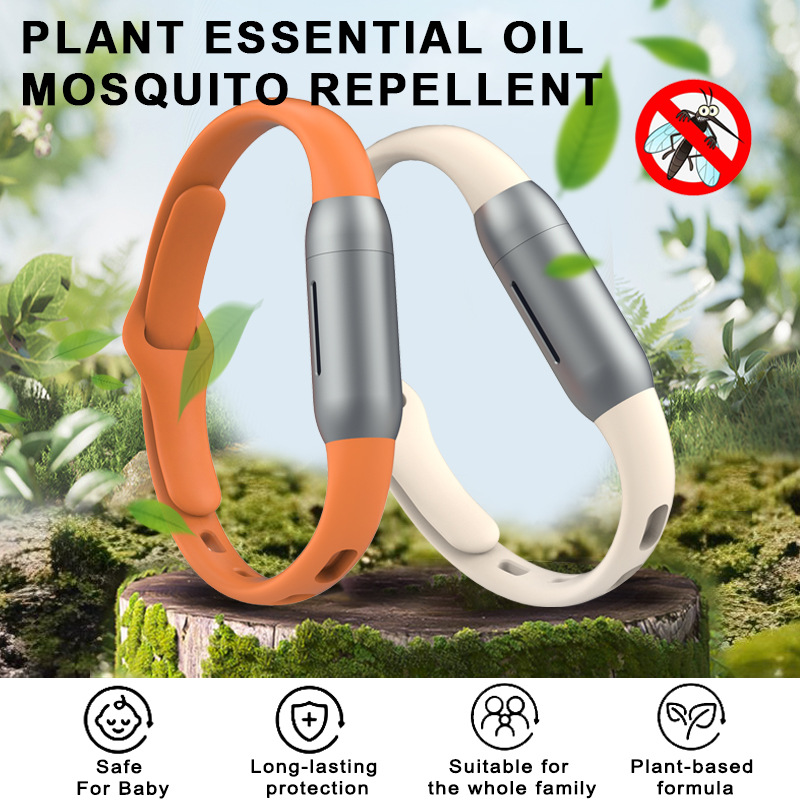 Vòng đeo tay tinh dầu thực vật chống muỗi cho bé Mosquitoes Repeller Bracelet Plant Essential Oil