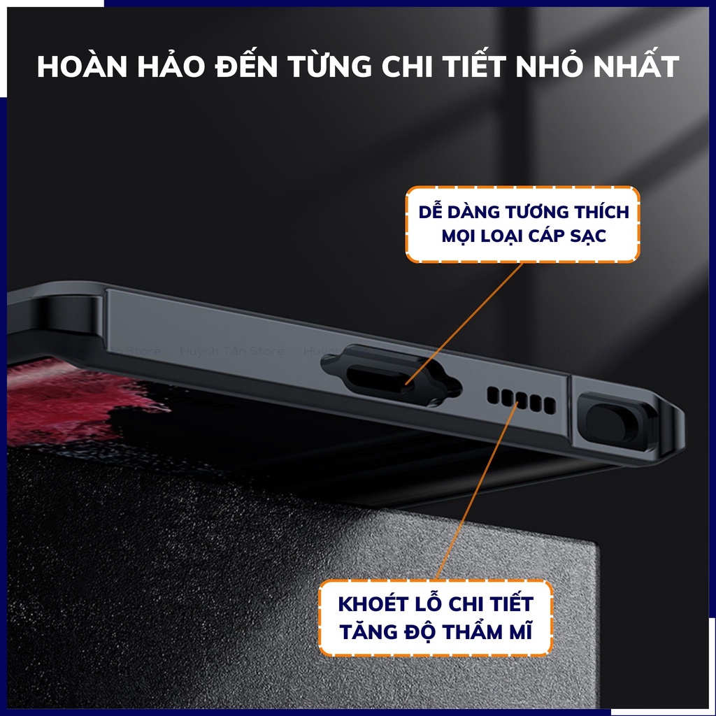 Ốp lưng s23 ultra s23 plus s23 chống sốc xundd bảo vệ camera chống ố vàng phụ kiện điện thoại huỳnh tân store