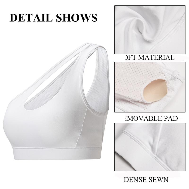 Sexywg 1 Gợi Cảm Vai Chắc Chắn Áo Ngực Thể Thao Tập Thể Hình, Yoga Áo Lót Tập Gym Lót Thể Thao Áo Thể Thao Áo Chạy Đẩy Lên brassieres