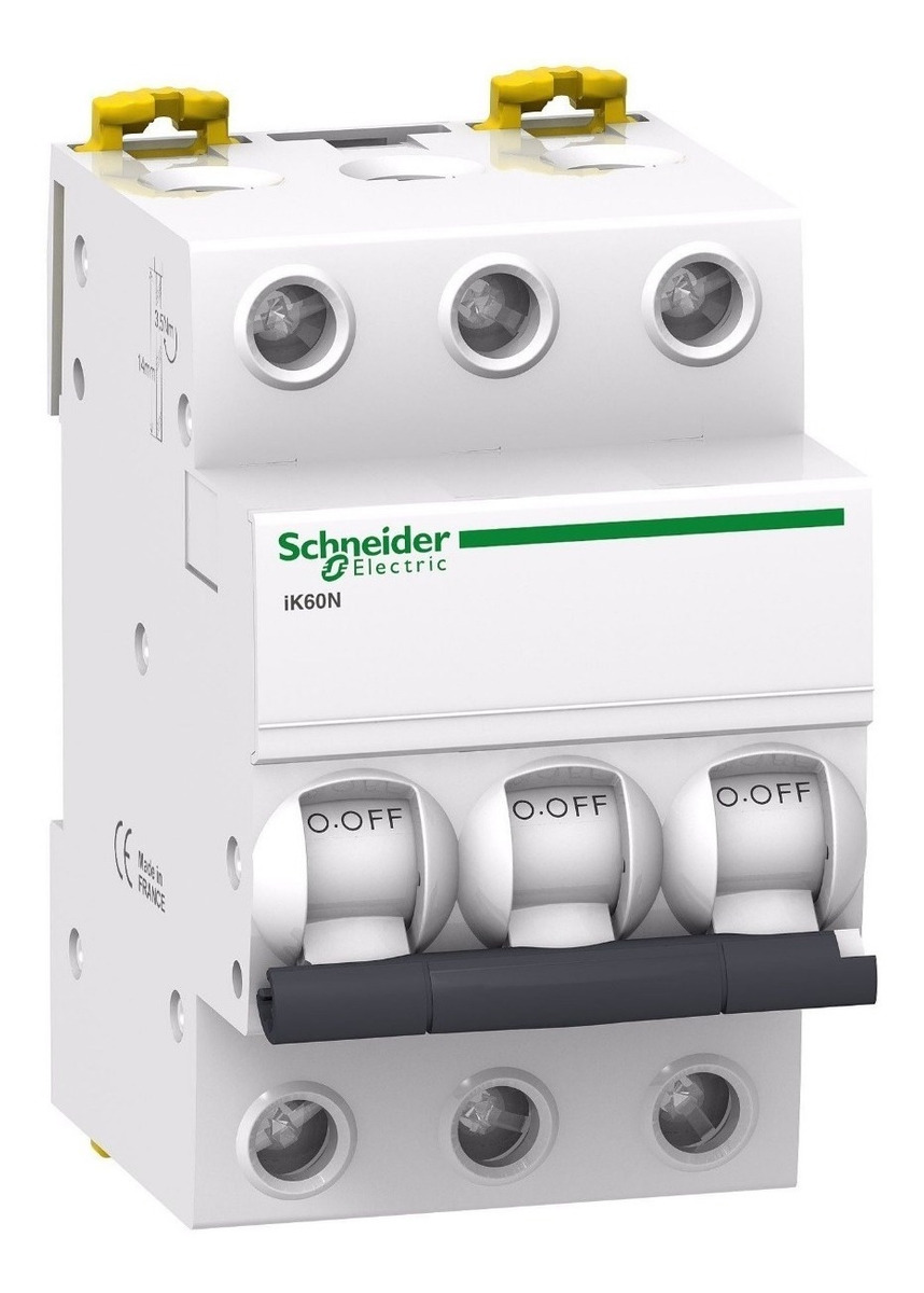 Cầu dao MCB Schneider A9K24306 6A 6kA 3P Schneider