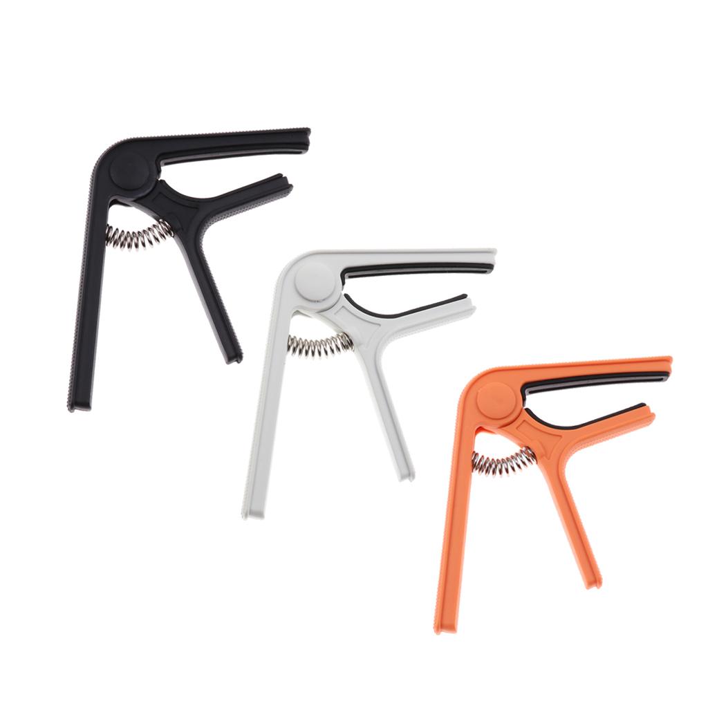 Acoustic Folk Guitar Capo Tuner Trigger Quick Change Clamp Key Clip