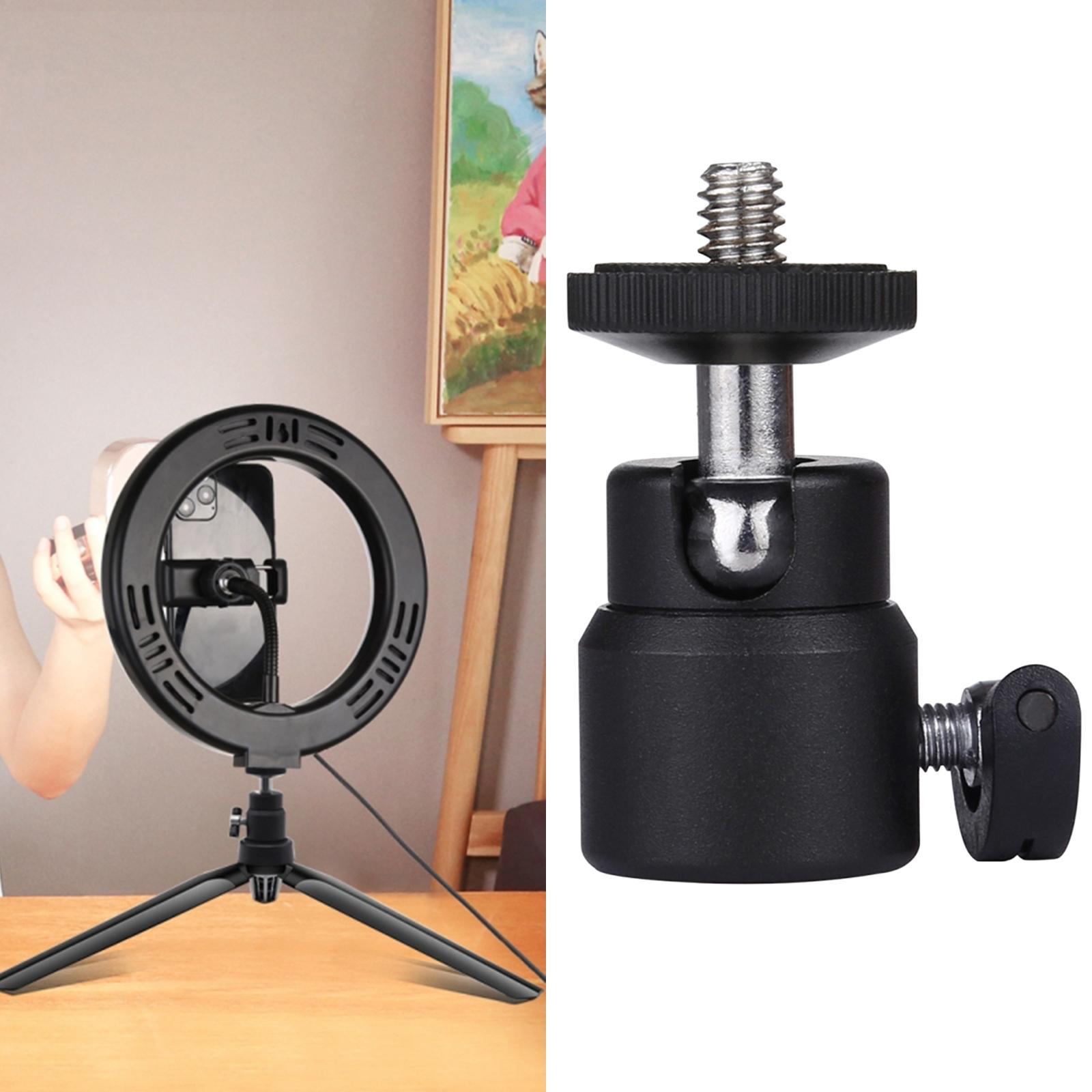 Camera Ball Head Standard 1/4inch Screw Base 90Degree rotatable Tripod Ball Head