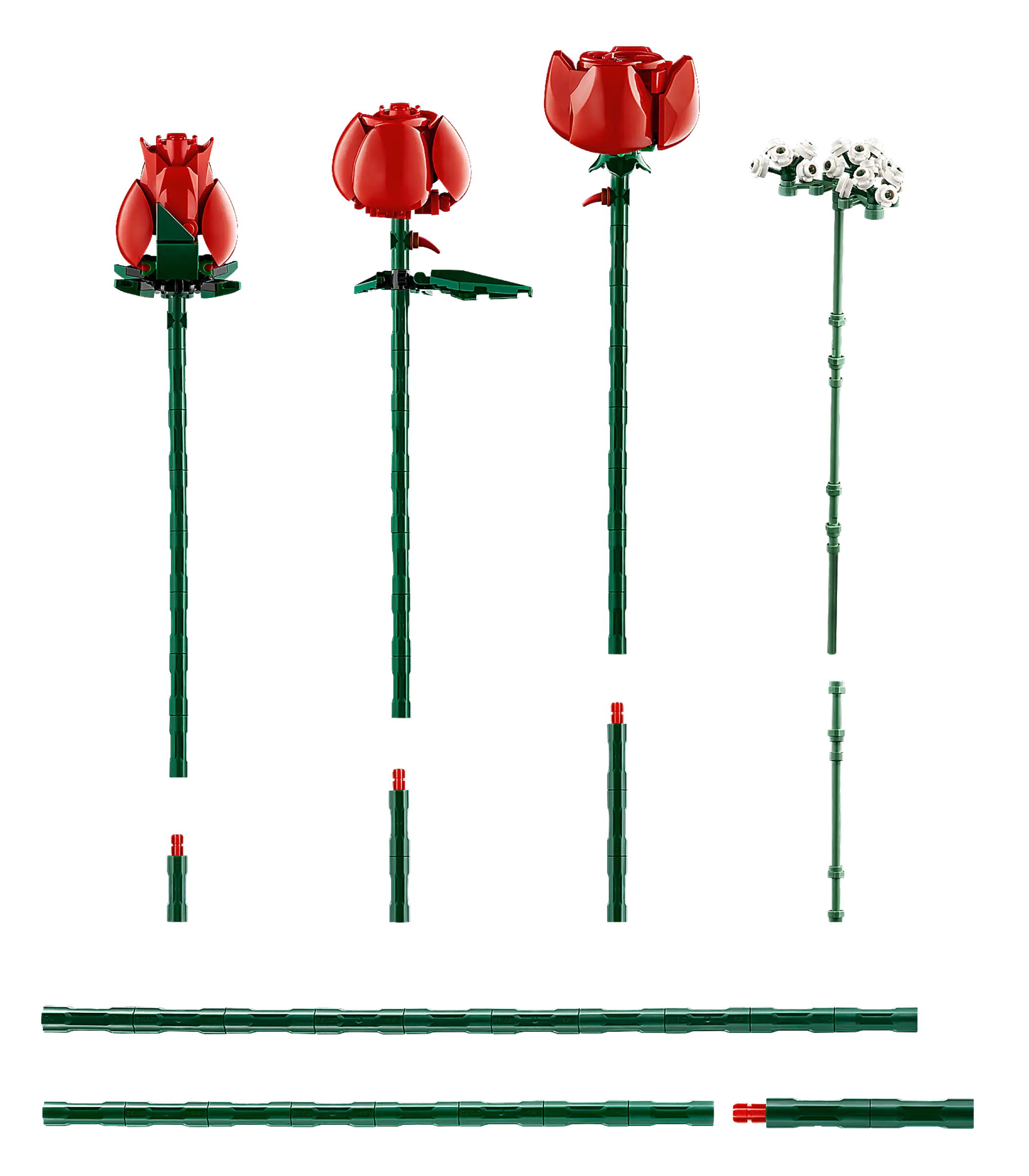 Đồ Chơi Lắp Ráp Bó Hoa Hồng - Bouquet of Roses Flowers - Lego Adults 10328 (822 Mảnh Ghép)