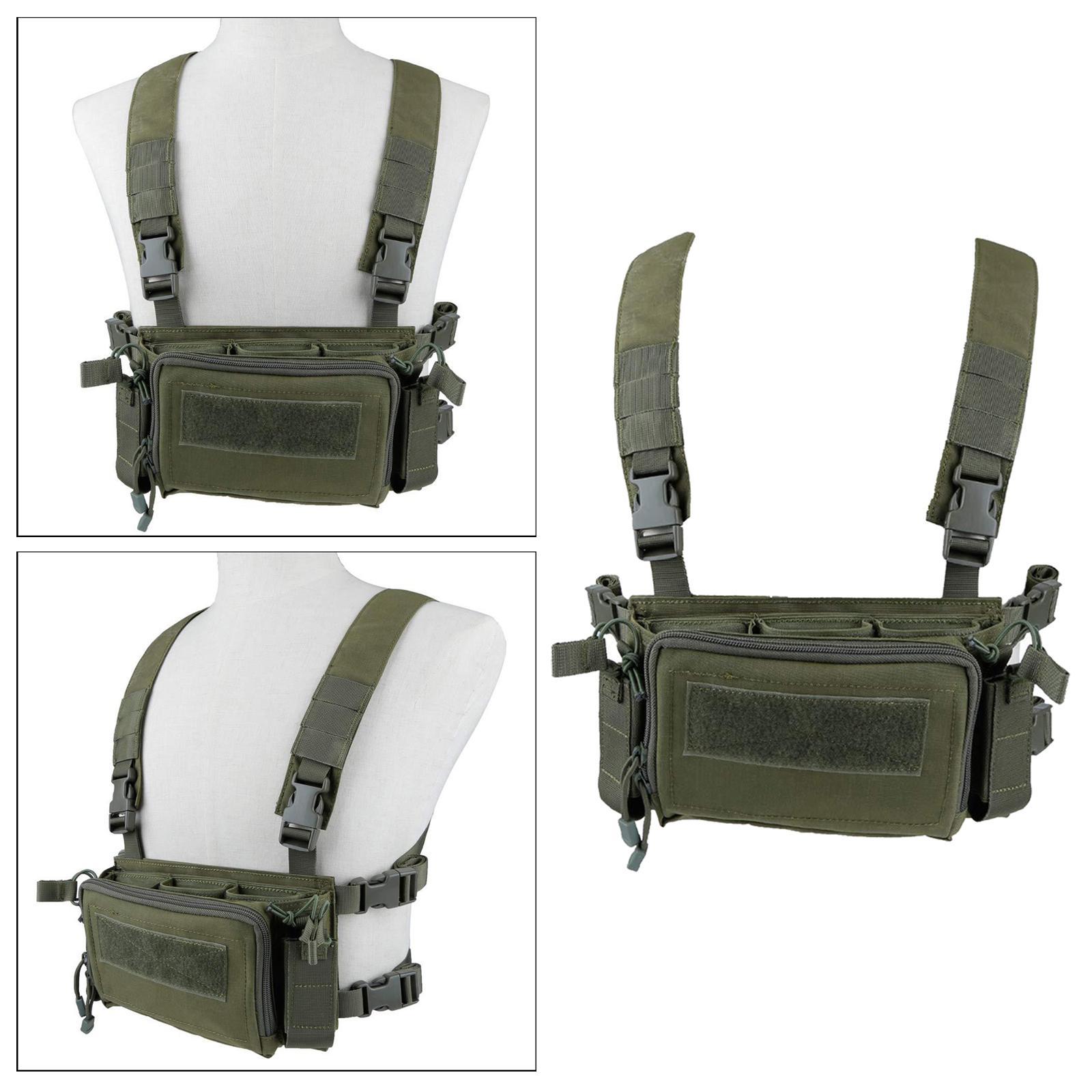 Vest with Pouch Molle Chest Plate Carrier