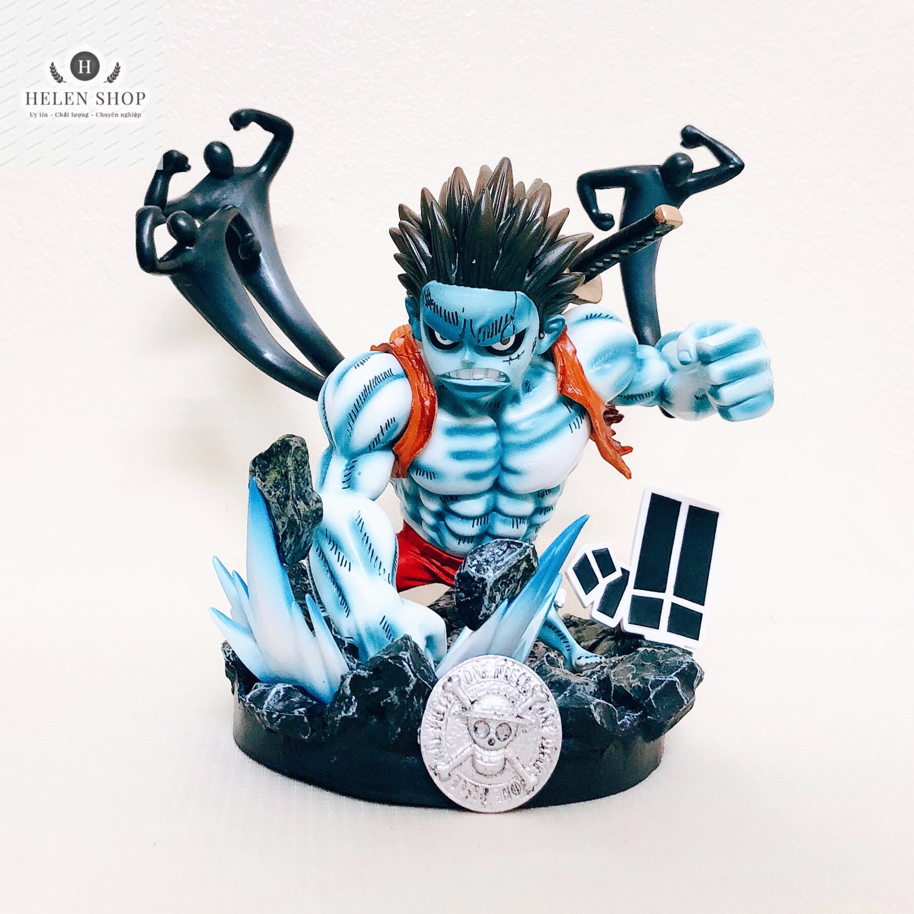 Mô hình One Piece Luffy 100 bóng trong arc Thirler Park cực ngầu