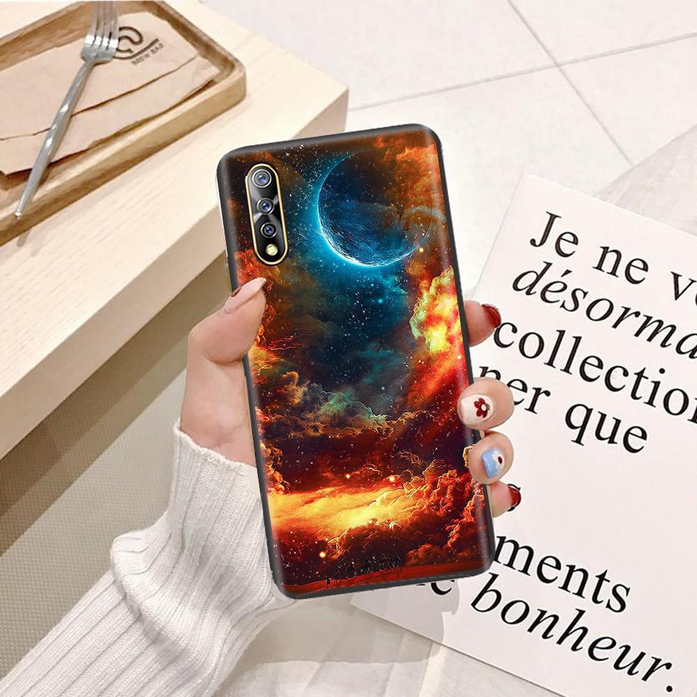 Ốp lưng dành cho ViVo U10 Viền dẻo TPU hình Dải Ngân Hà