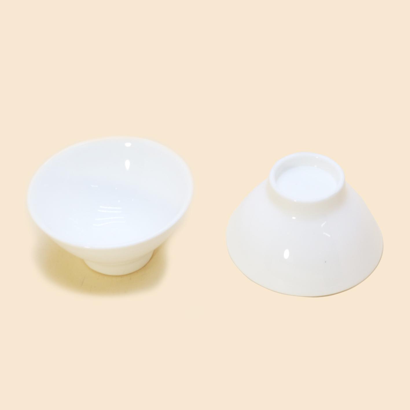 Chén gốm trắng - Ceramic white bowl