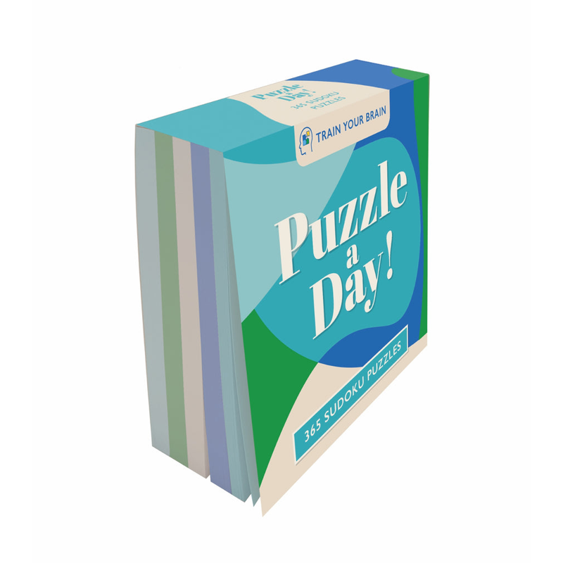 Sách Train Your Brain - Puzzle A Day! - Sudoku