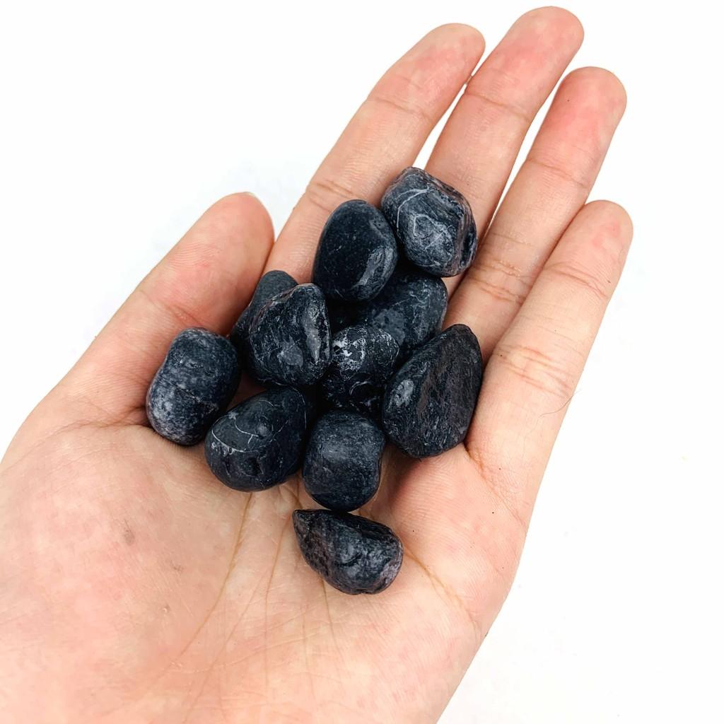 1kg Sỏi Đen Trang Trí Sân Vườn, Lót Chậu, Trang Trí Bể Cá, Trang Trí Thủy Sinh
