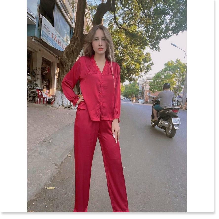 SET PIZAMA MẶC NHÀ NỮ SIÊU XINH , QUẦN DÀI ÁO DÀI SIÊU ĐẸP THỜI TRANG KING FASHION
