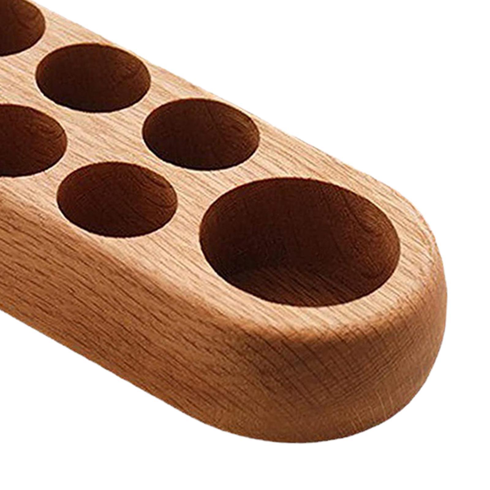 Essential Oil Display Rack for 5ml 10ml Bottle Cosmetic Organizer Rack 1 Tier 9 Holes