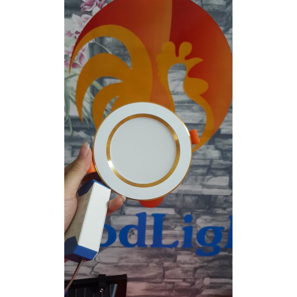 Đèn âm trần 9W 3 chế độ màu cao cấp GoodLight