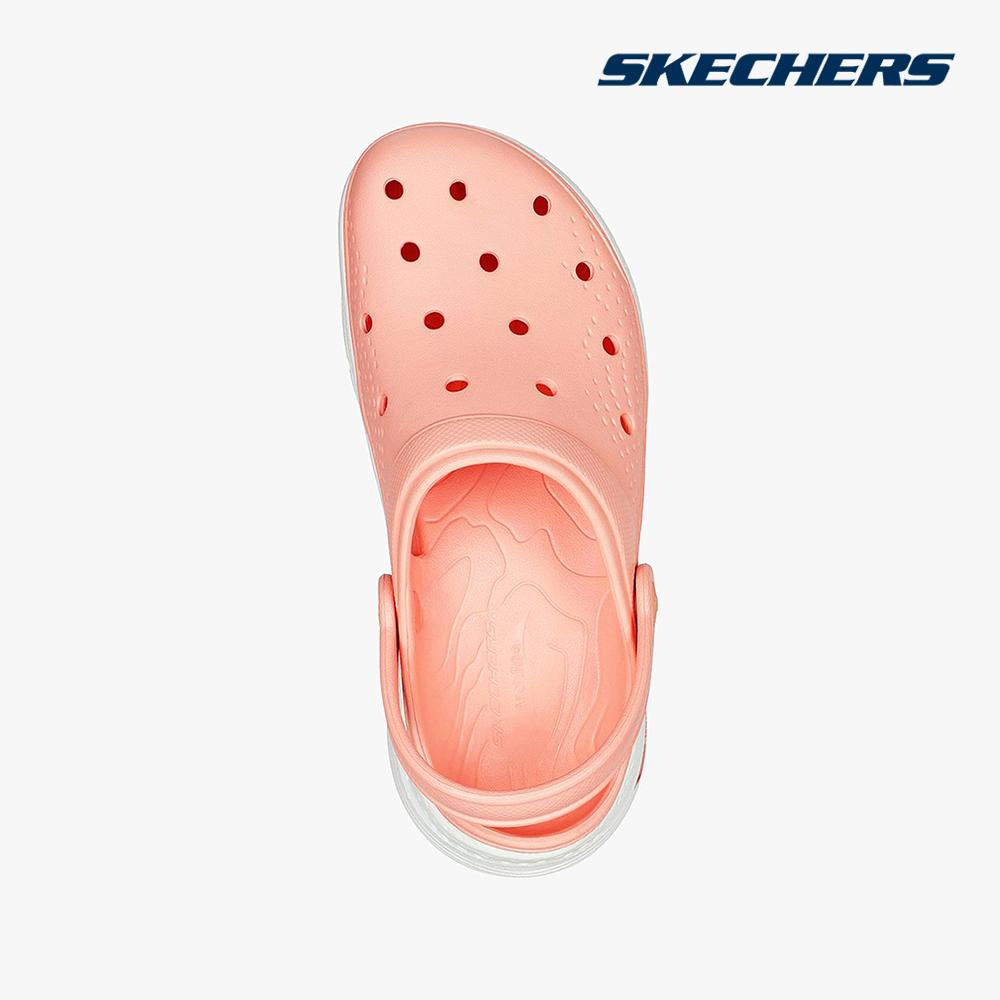 SKECHERS - Giày lười đế cao nữ mũi tròn phối quai Arch Fit 111404