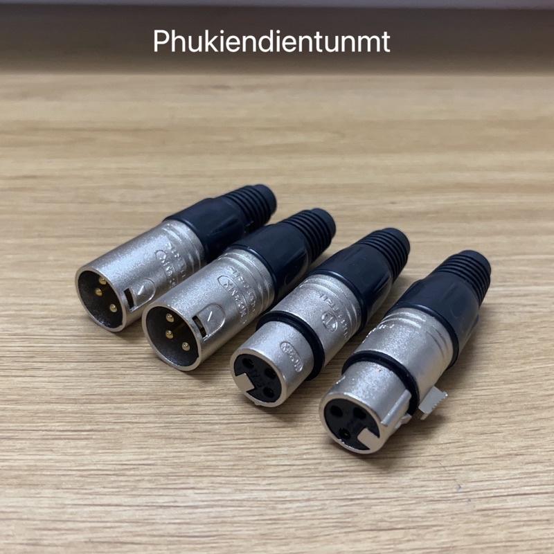 Rắc canon , XLR hàn dây chân đồng