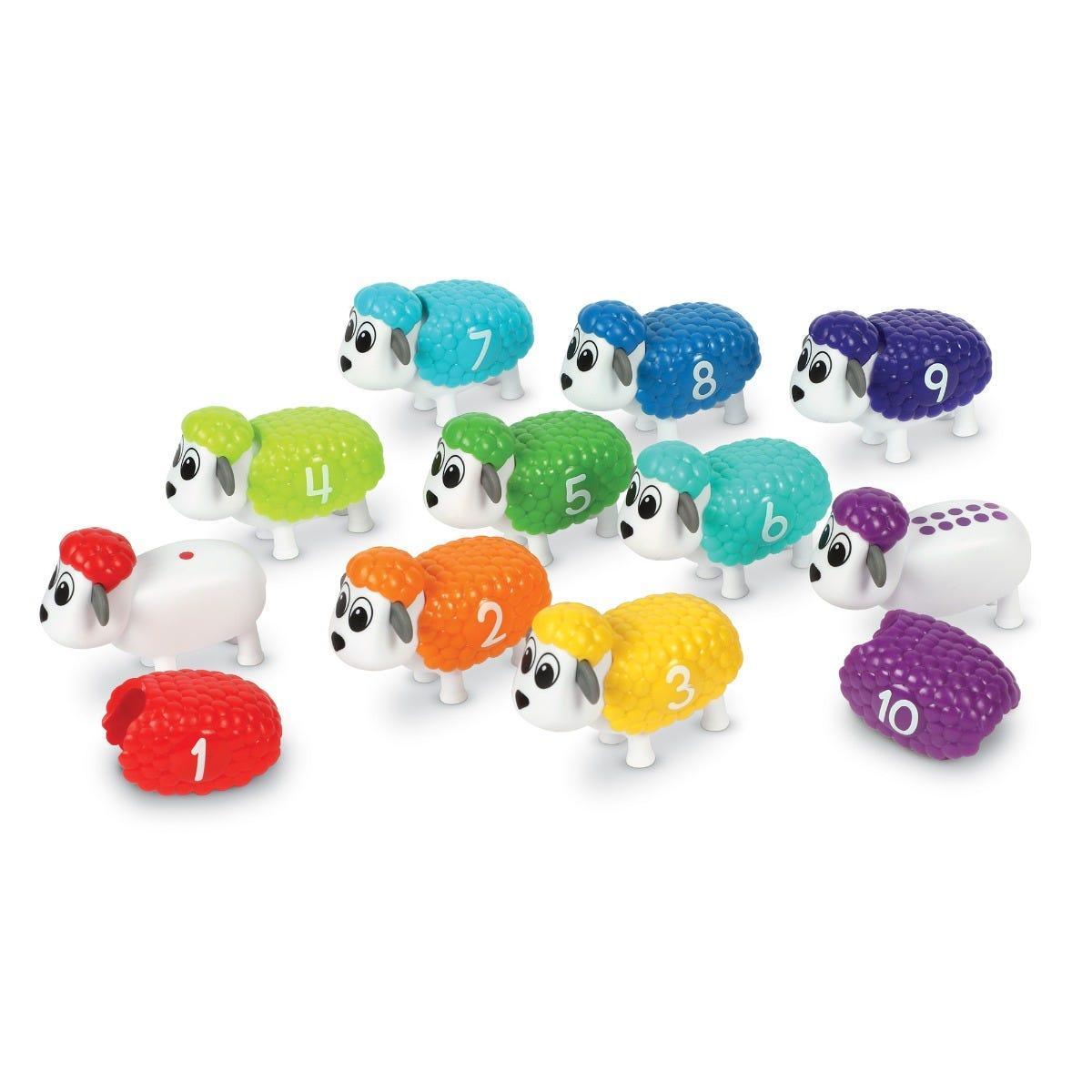 Learning Resources Bộ đồ chơi học đếm cừu - Snap-n-Learn Counting Sheep