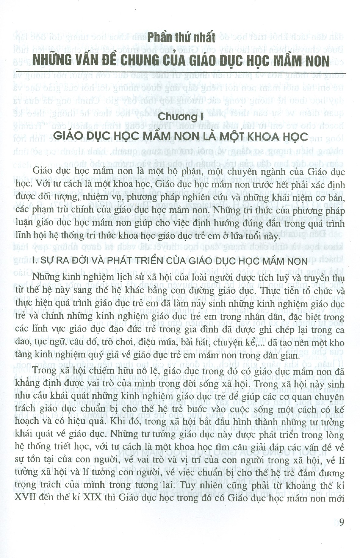 Giáo Trình Giáo Dục Học Mầm Non