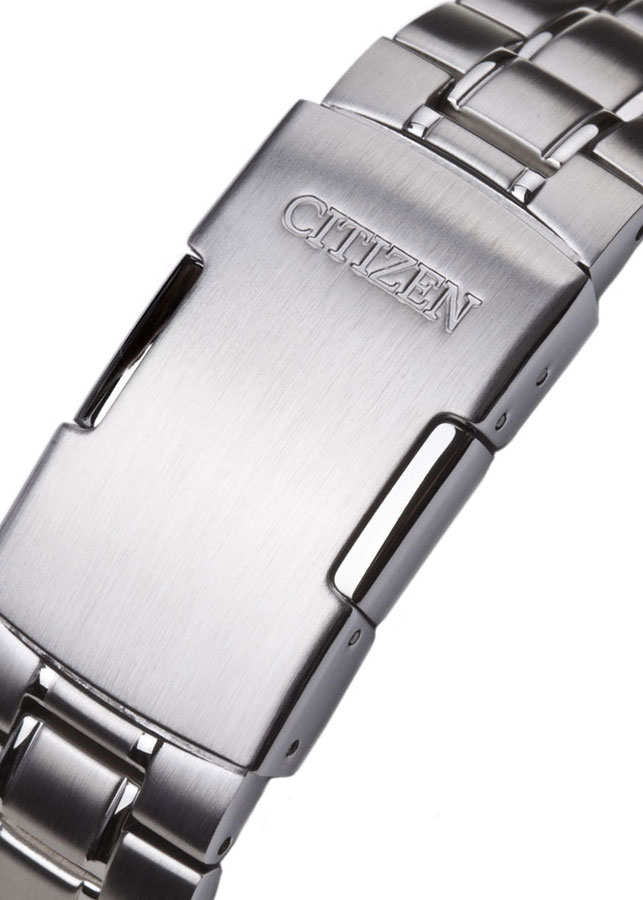 Đồng Hồ Nam Citizen Dây Thép Không Gỉ BL1240-59E - Mặt Đen  (Sapphire)