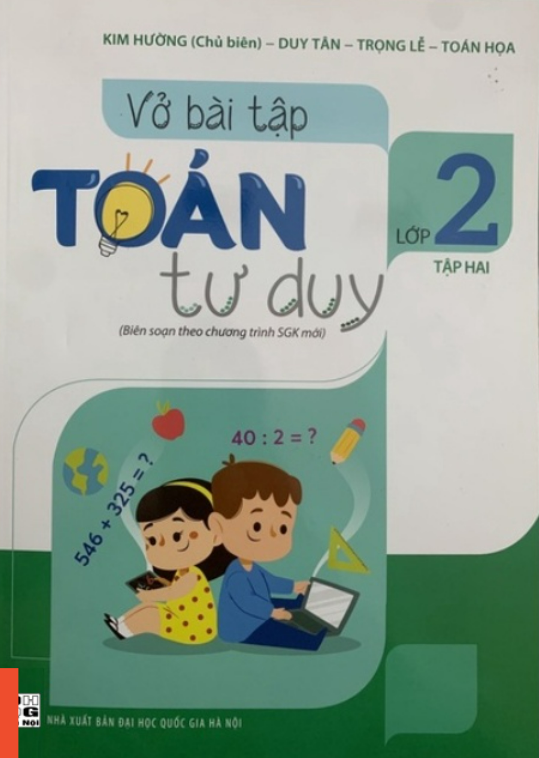 Sách - Vở Bài tập Toán Tư Duy Lớp 2 Tập 2