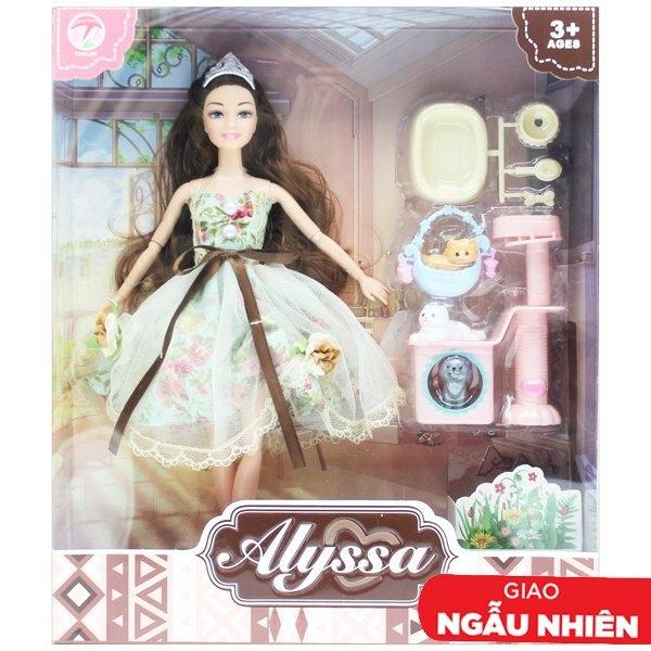 Bộ Đồ Chơi Búp Bê Alyssa Và Phụ Kiện - Tinglok TL-26022 (Sắc Độ Màu Giao Ngẫu Nhiên)