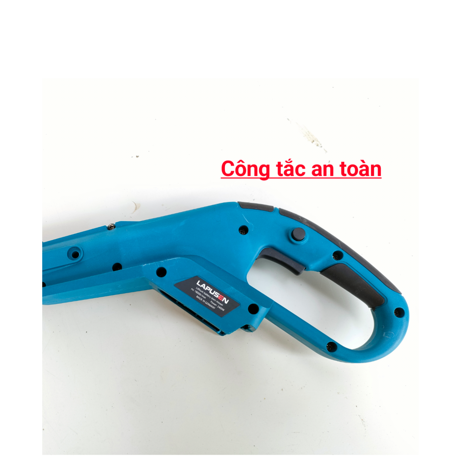 Máy Cắt Cỏ Dùng Pin LAPUSEN Động Cơ 2400w Không Kèm Pin Sạc, Không Chổi Than, Bảo Hành 12 Tháng