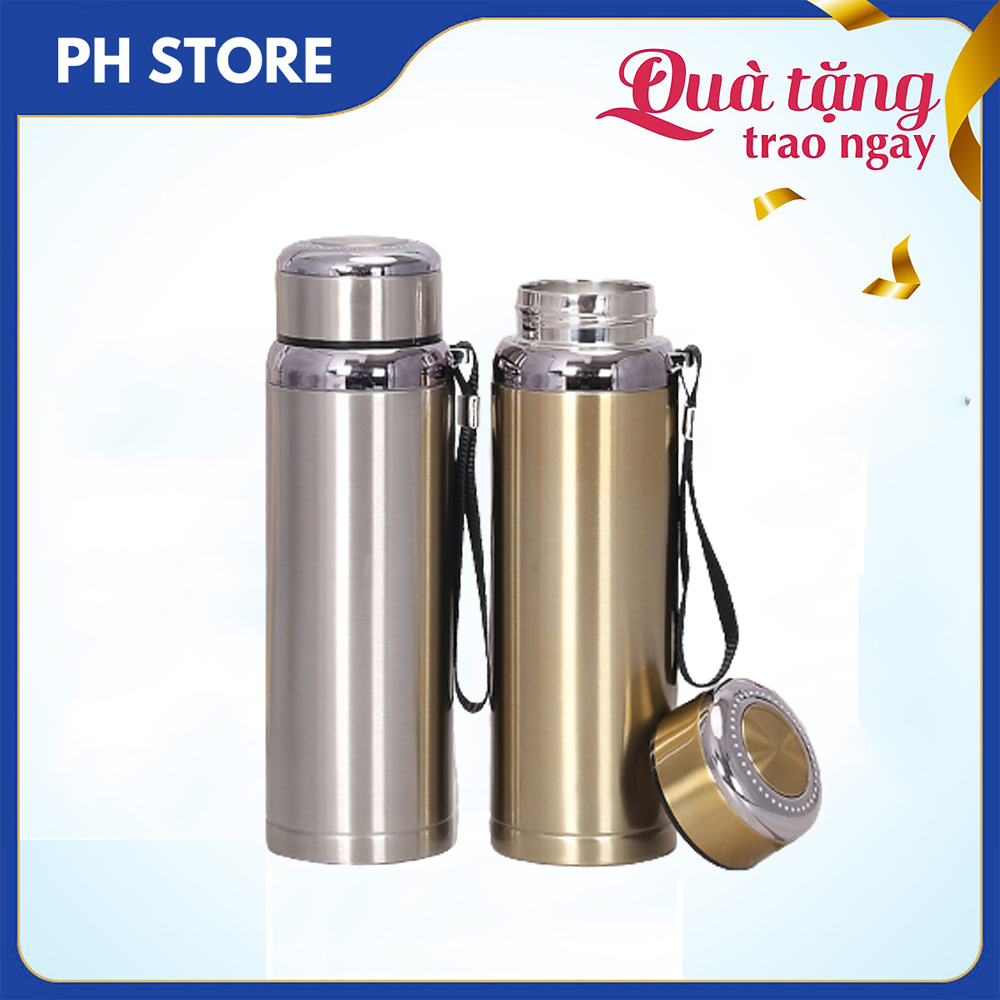 Bình Nước Giữ Nhiệt Inox 316, Thiết Kế Sang Trọng, Tiện Dụng, Inox 316 Cứng Cáp, Không Gỉ, Giữ Nhiệt Tốt, Có Lớp Tráng Bạc Giúp Tăng Hiệu Quả Giữ Nhiệt