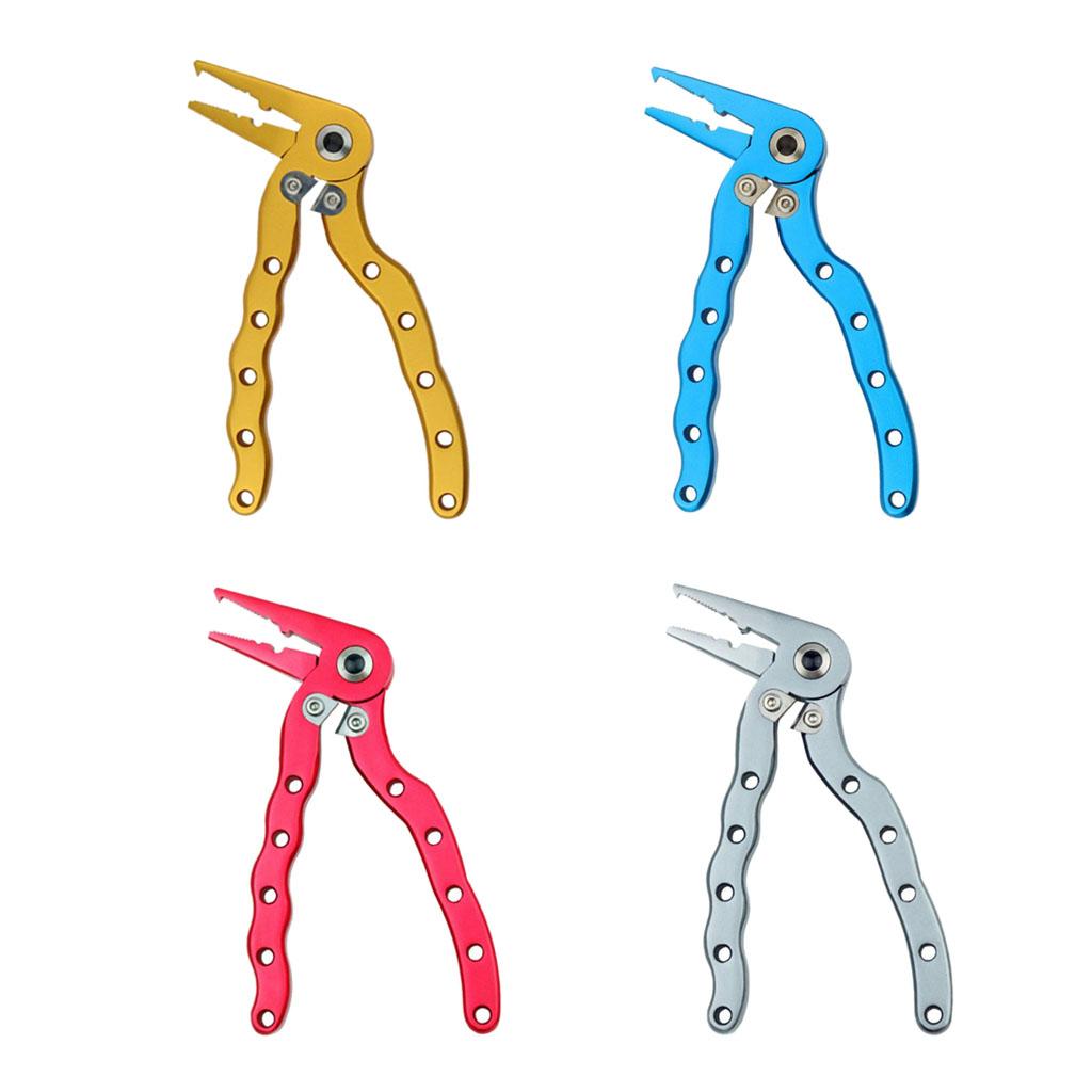 Multifunctional Fishing Plier Hook Remover Steel Wire Line Cutter