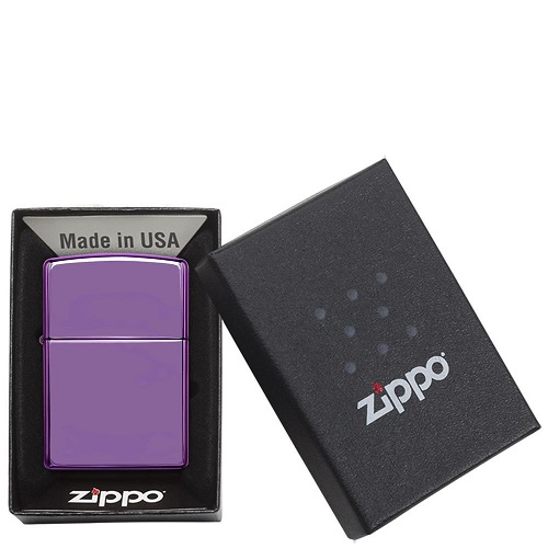 Bật lửa Zippo Classic High Polish Purple 24747