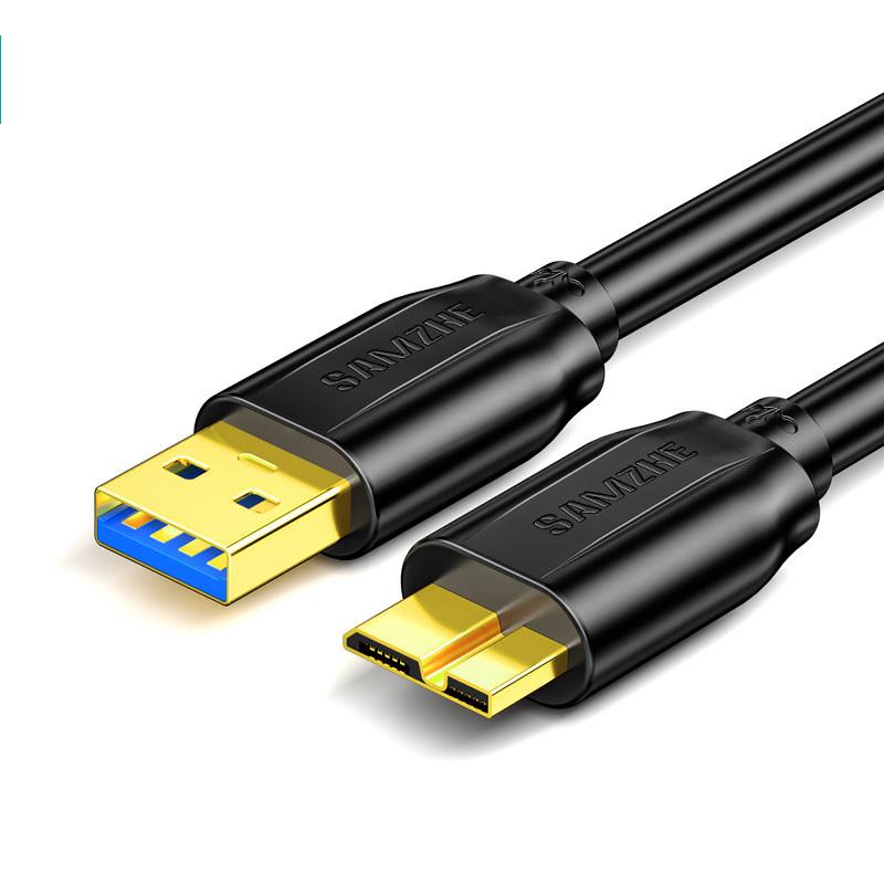 Ổ cứng Samzhe Cáp ngoài USB Micro B Cáp HDD Cáp Micro Data Data SSD Cáp SATA cho đĩa cứng Micro B USB3.0 Cáp