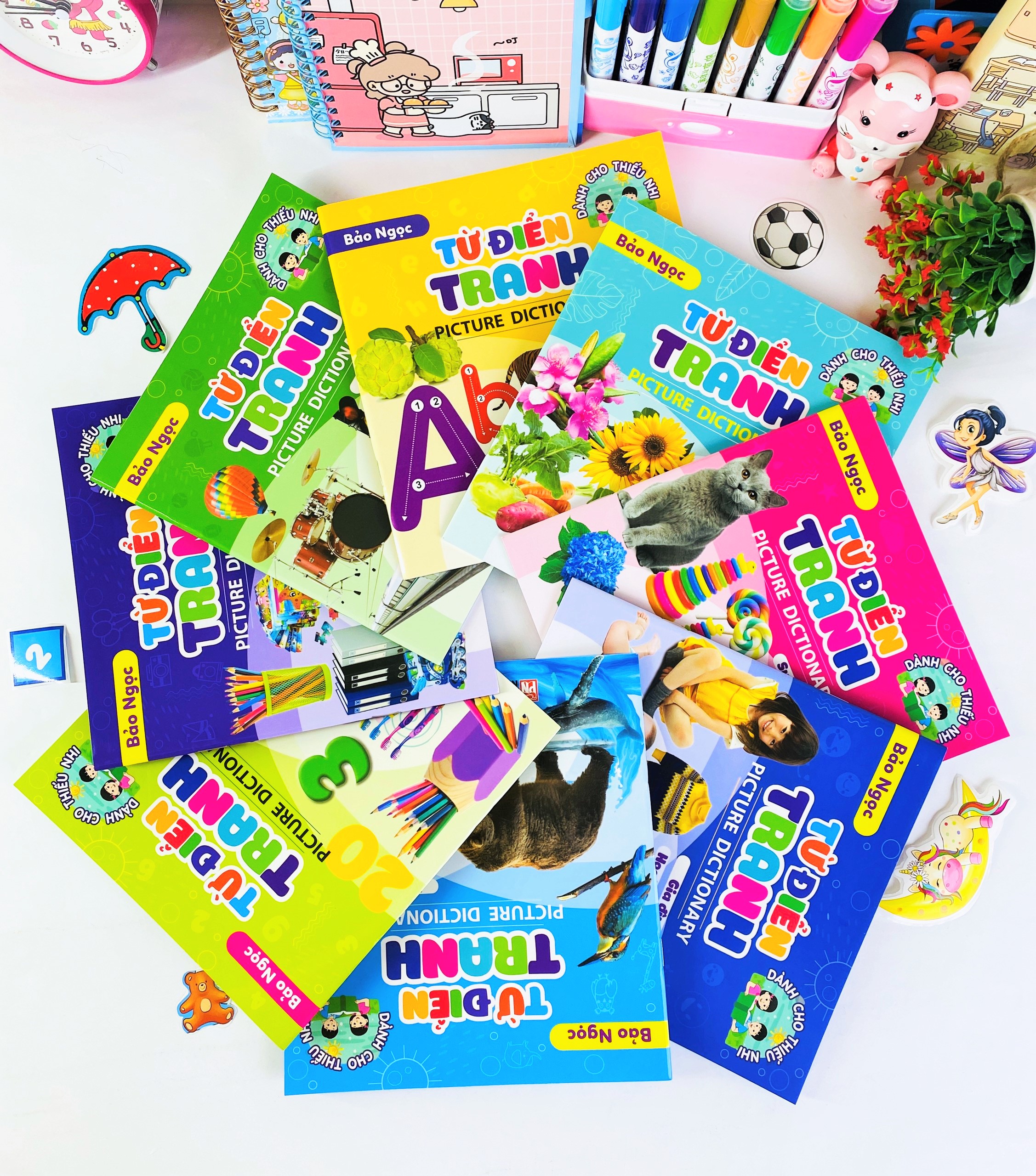 Sách - Combo 8 cuốn Từ điển tranh dành cho thiếu nhi - ndbooks