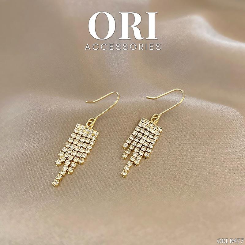 Bông tai nữ dáng dài Shine Bright ORI ACCESSORIES B477