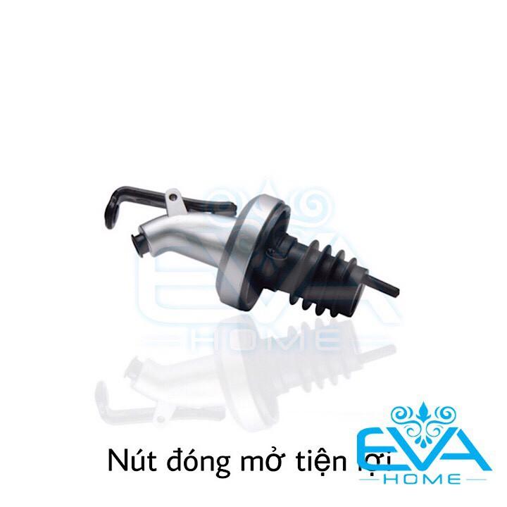 Chai Thuỷ Tinh Tròn Đựng Dầu ăn Oil Can Có Vòi Chiết Rót Tiện Lợi 500 Ml