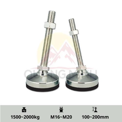 A-MAVP/A-MASVP - Chân tăng chỉnh chiều cao tự lưa, chịu lực, inox 304 đế cao su M16, M20 cao cấp tiêu chuẩn Hàn Quốc