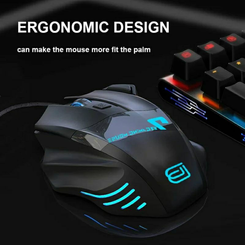 Chuột chơi game có dây có led TEKKIN B10 cực nhạy dành cho game thủ Chuột chơi game có dây có led TEKKIN B10 cực nhạy dành cho game thủ DRU - Hàng Chính Hãng
