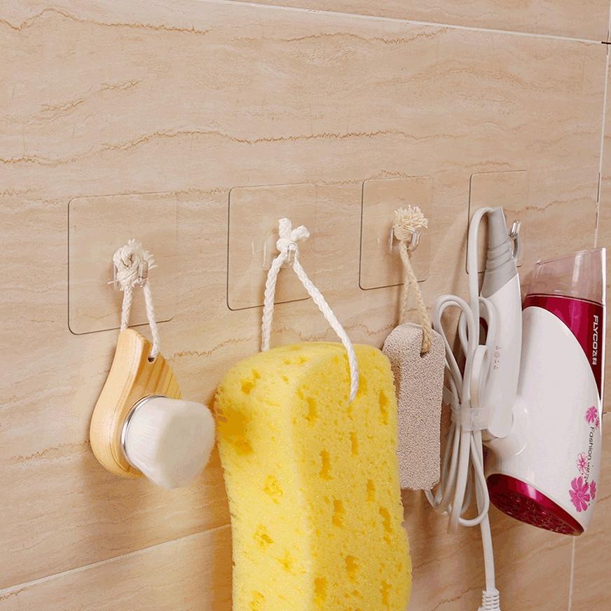 Set 6 Móc Trong Suốt Treo Đồ Đa Năng Tiện Dụng