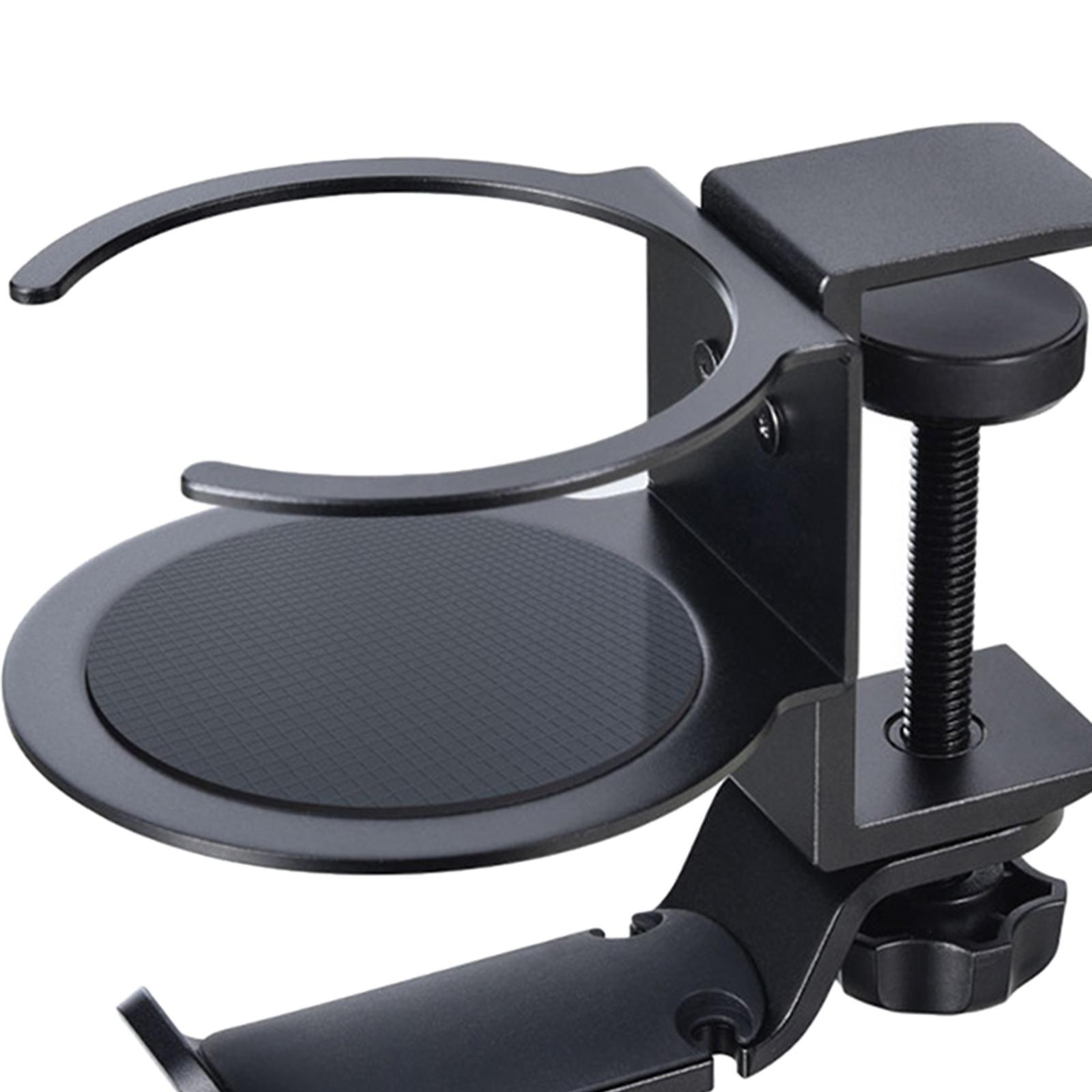 Headphone Hanger Cup Holder Headphone Hook Headphone Hook Cable Clip Black