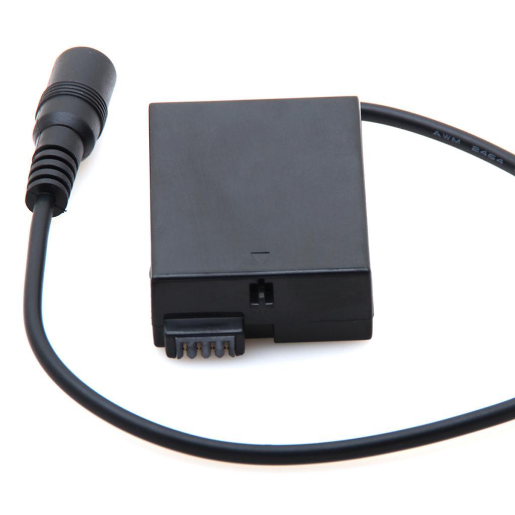 1x Dummy Battery Adapter for EOS 550D 600D 650D 700D DSLR Camera Black Color