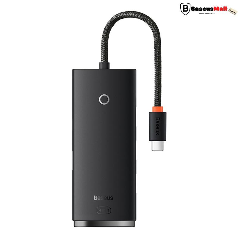 Hub chuyển đa năng Baseus Lite Series 4-Port USB-A/Type-C HUB Adapter (USB-A to USB 3.0*4 , Type C) - Hàng chính hãng