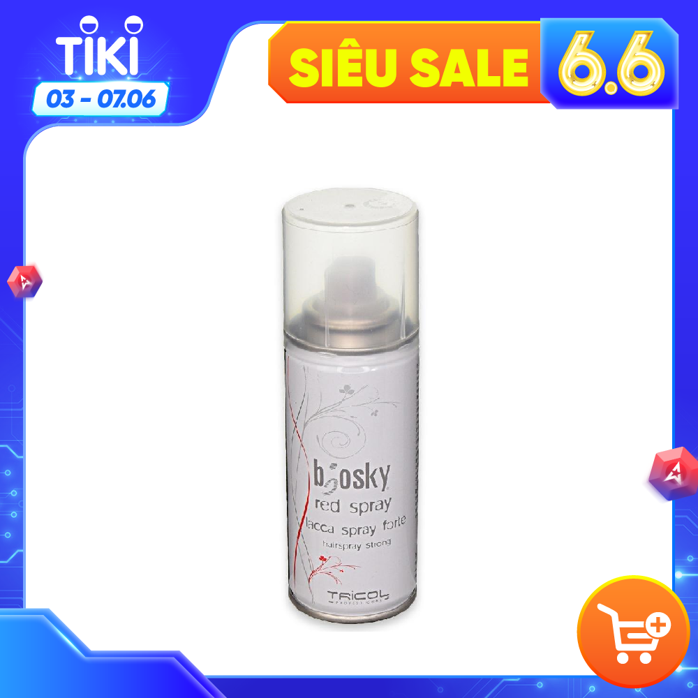 Gôm xịt tạo kiểu cứng và giữ nếp tóc Italy Biosky Red Spray 100ml