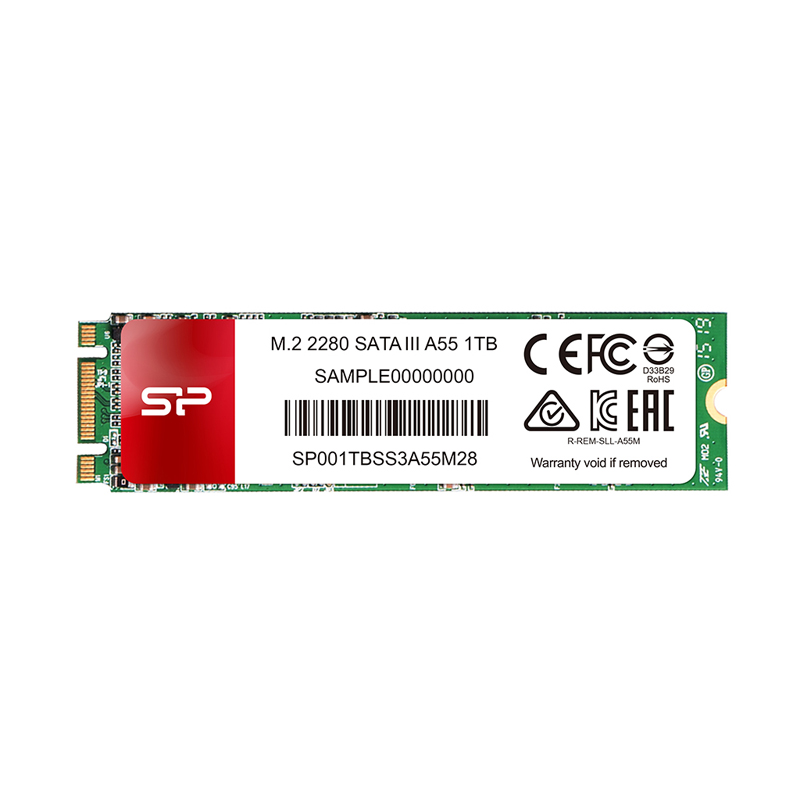 SSD Silicon Power M.2 2280 SATA A55 128GB - Hàng chính hãng