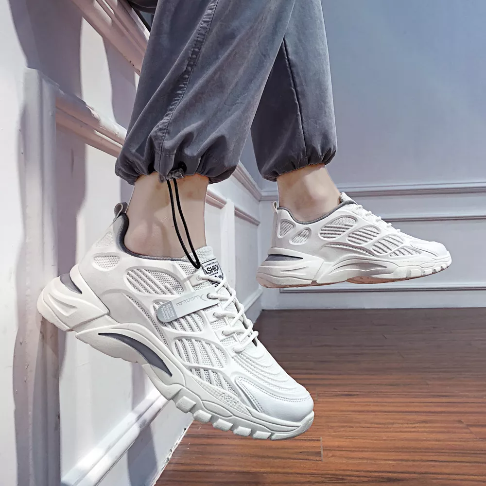 Giày Thể Thao Nam MENDO - Giày Sneaker Màu Đen - Trắng, Mẫu Mới Hot Trend 2022 - G5311