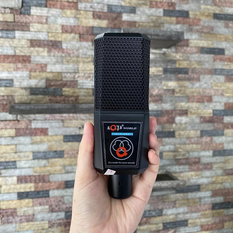 Mic Thu Âm Livesteam AQTA ALC 280, lọc âm siêu đỉnh, độ bắt mic siêu nhạy, thiết kế chắc chắn, khử nhiễu âm cực tốt