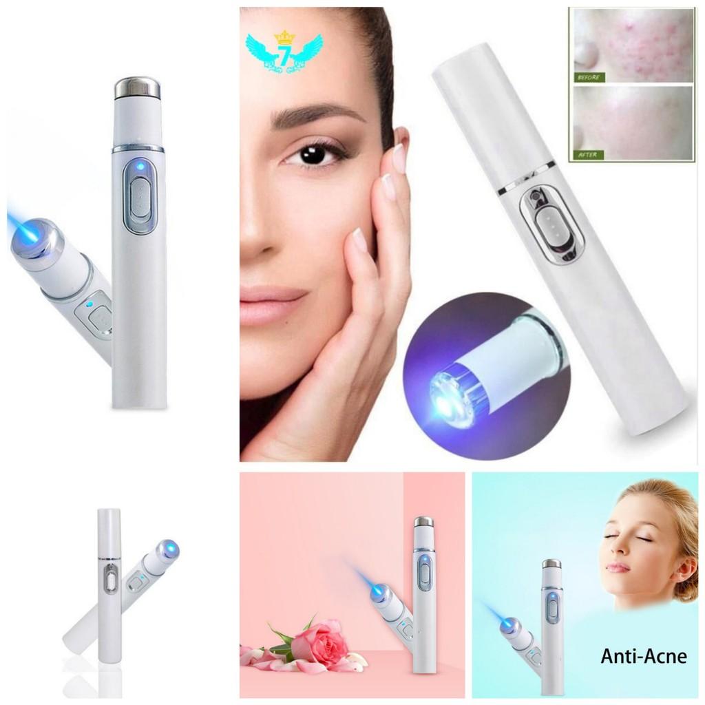 Bút LASER trị mụn xóa sẹo bằng ánh sáng xanh loại tốt an toàn hiệu quả cho làn da sáng đẹp tại nhà