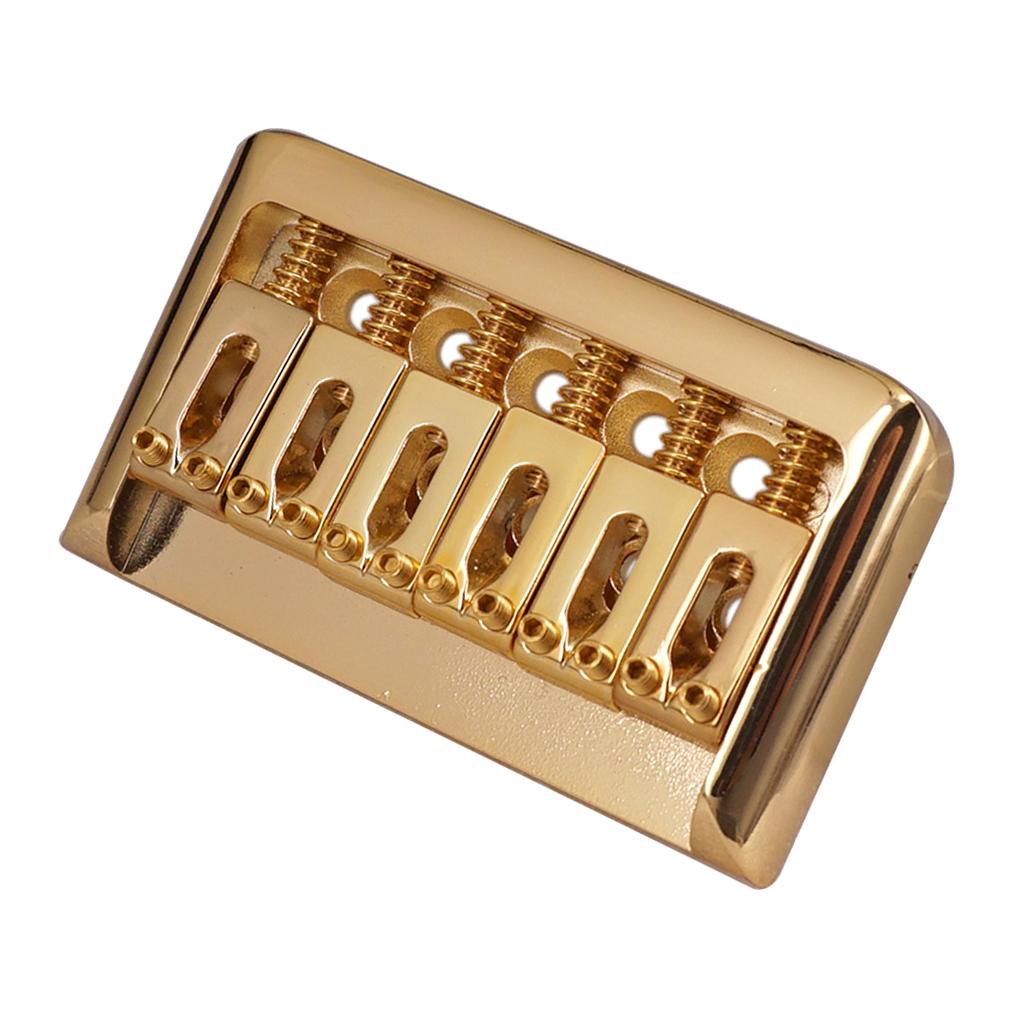 Phép Màu Sáng VÀNG ĐUÔI CỨNG CẦU thông qua dưới stringing 6 Dây Đàn Guitar Điện