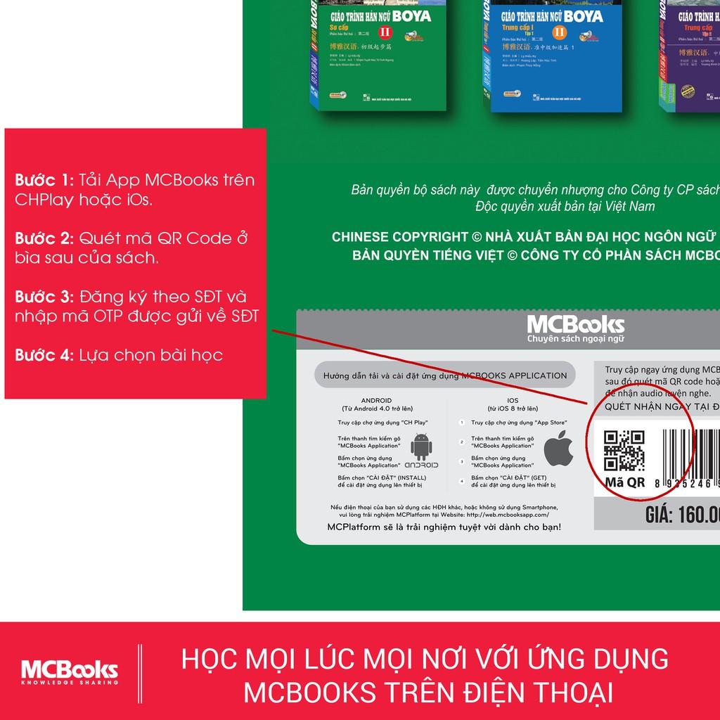 Sách - Giáo trình Hán ngữ BOYA Sơ cấp 1 - MCbooks