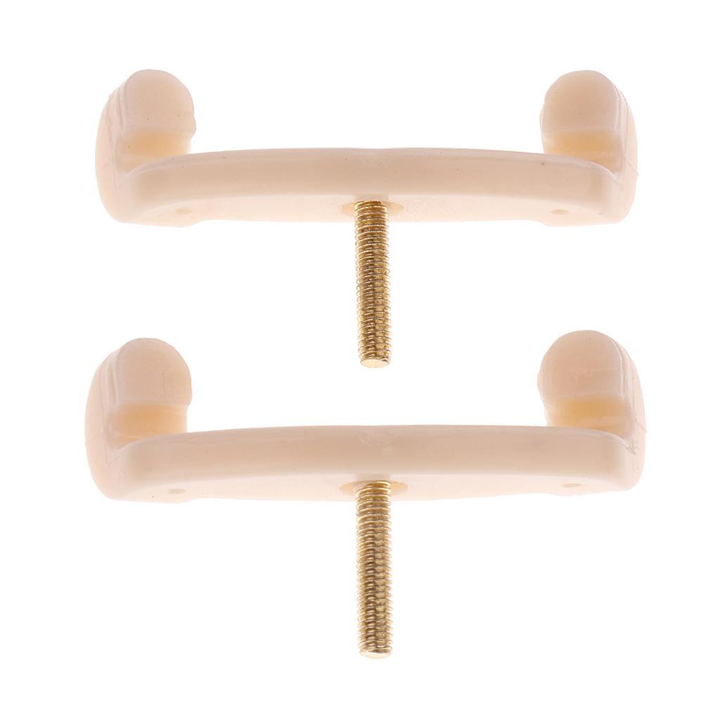 2x Violin Shoulder Rest Replacement Feet 34 44 Faddle Parts Accessory - 2