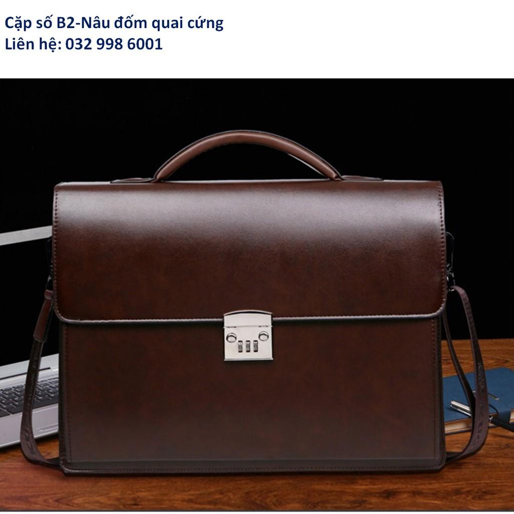Túi da nam , cặp đựng laptop thời trang B2 magic